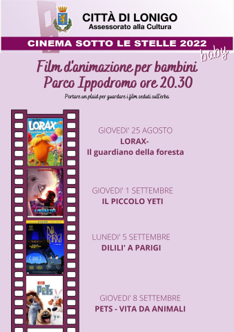CINEMA SOTTO LE STELLE 2022 -BABY-