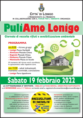 Giornata Ecologica - PuliAmo Lonigo