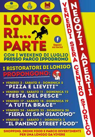 LONIGO RI...PARTE: IL PANINO STREET FOOD